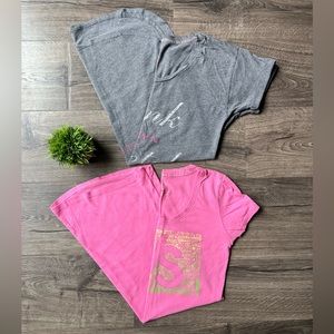 2 Victoria’s Secret Sleep Shirts